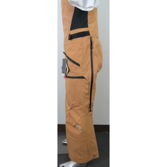 The North Face Women Tsirku GTX GORE TEX Shell Ski Bib Pant Almond $700 XXL Long - Picture 6 of 9